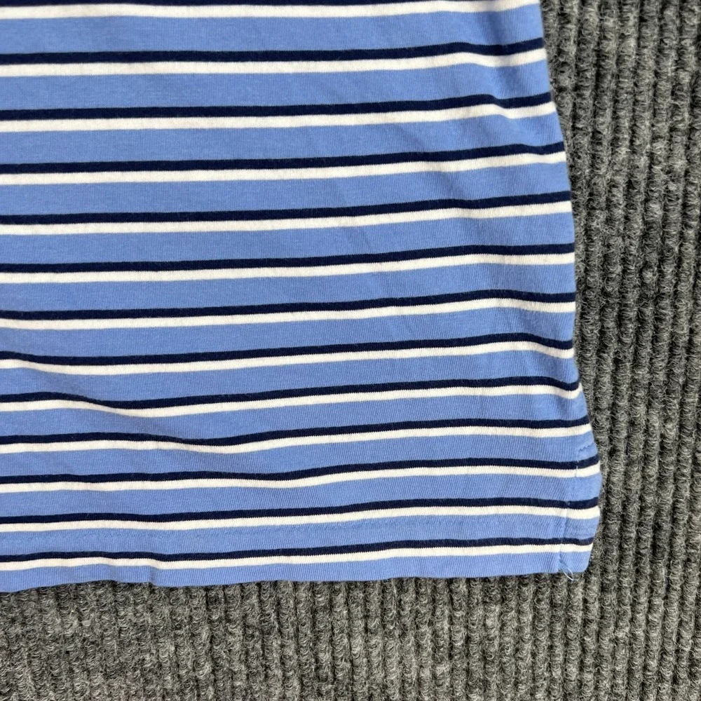 Polo Ralph Lauren Polo Shirt Mens‎ 2XB Big Blue Striped Short Sleeve Classic